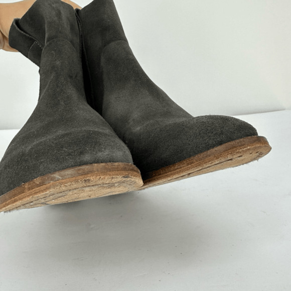 BASKE California Womens 8 Gray Gunner Suede Ankle Boots Boho Western - Picture 8 of 15